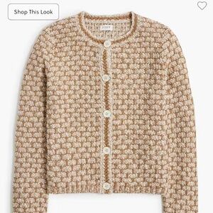NWT J.Crew Tweed cardigan sweater lady jacket